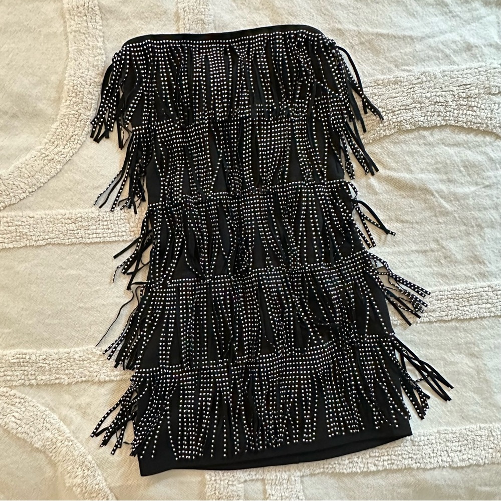 Fringe Tube Dress